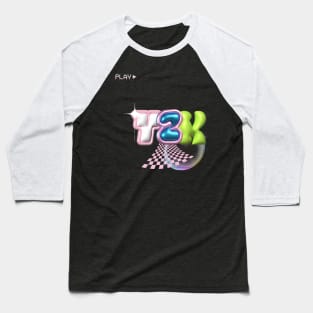 Y2K Aesthetic 00s Retro Throwback Vibes Baseball T-Shirt